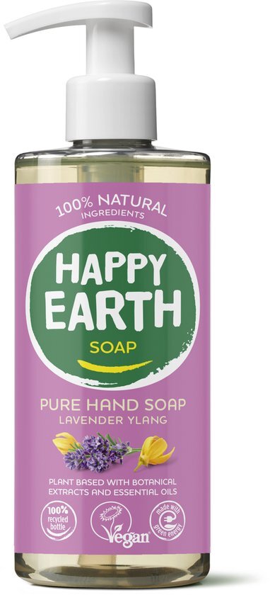 Happy Earth Pure Hand Soap Lavender Ylang