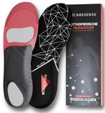Caresense® - Orthopedische inlegzolen voor mannen en vrouwen - Hielspoor en Fasciitis plantaris zooltjes - Steunzolen voor schoenen - platvoeten - Podologische inlegzolen voor voetboogpijn - Hoge boog - Inlegzolen voor laarzen - Maat M