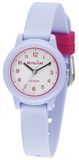 Sinar - Kinderhorloge Meisje - Lila / Roze - Analoog - 10 Bar Waterdicht - Ø 28 mm - Zacht Verstelbaar Bandje
