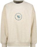 Vingino Nolin Jongens Sweater Lange Mouw Ronde Hals Katoen 140 Soft vanilla melee