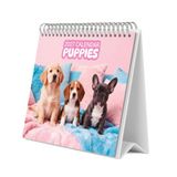 Grupo Erik Puppies Dogs Desk Calendar 2027 UK