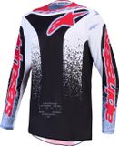 Alpinestars Fluid Drag Motocross-trui Zwart/wit/rood/blauw XL