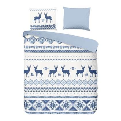 Good Morning Morning Nordic Kinder Dekbedovertrek 200 x 220 cm - Blauw