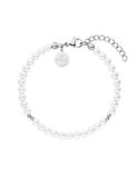 PURELEI Armband Finesse zilverkleurig met parel