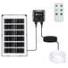 5 Zonnestriplicht 5 m, 50 W, 2700 K, met sensor en energieopslagdoos