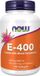Now Foods E-400 400 IU + Selenium (100 softgels) Unflavoured