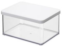 Rotho Premium Can LOFT 20x15x10 cm Transparent / Blanc 2250 ml
