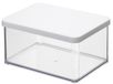 Rotho Premium Can LOFT 20x15x10 cm Transparent / Blanc 2250 ml