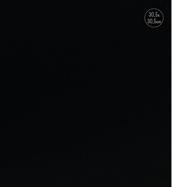 Florence Aquarelpapier Zwart - 30,5x30,5cm - 300g - 50 vellen - Gladde structuur