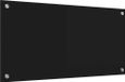 Syfax Keukenachterwand Zwart 80 x 40 cm gehard glas