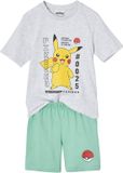 Vertbaudet Pokémon® Pikachu pyjamabroek gemêleerd grijs