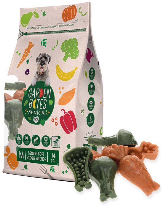 Garden Bites Senior Soft Veggie Friends Hondensnacks