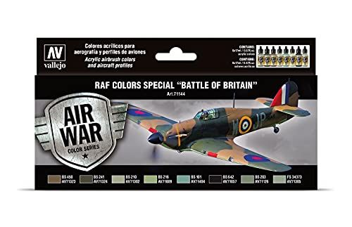 Vallejo RAF & FAA Special Airbrush Color Set - WWII England Model