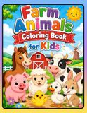 Farm Animals Coloring Book for Kids