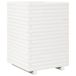 VidaXL Jardinière 50x50x72 cm pin massif blanc