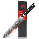 SHAN ZU 15 cm Universeelmes Damascus Staal Japans Keukenmes Scherp