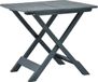 Maison Exclusive - Table de jardin pliante, verte, 79x72x70 cm, plastique