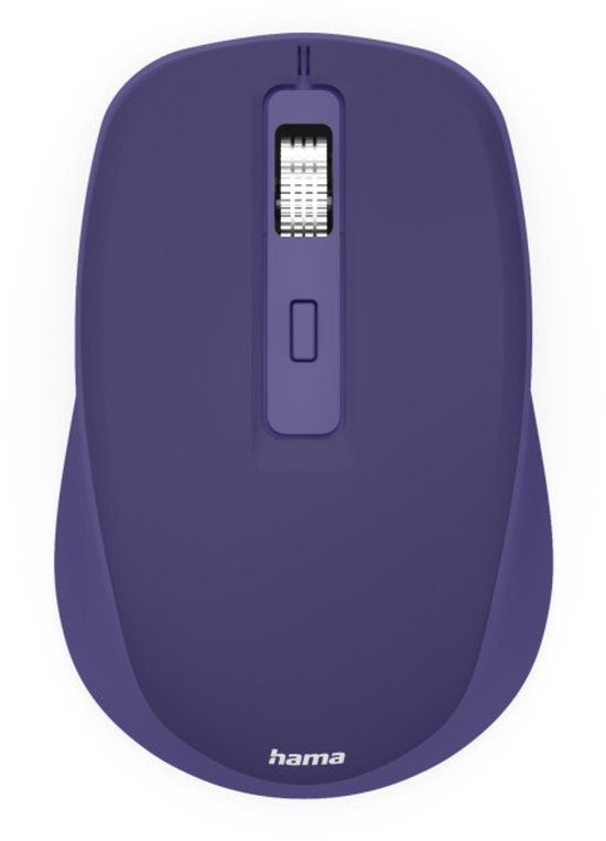 Hama WM-450 - Optische draadloze muis - 7 knoppen - 2.4 GHz RF & BT - Stil - Blauw