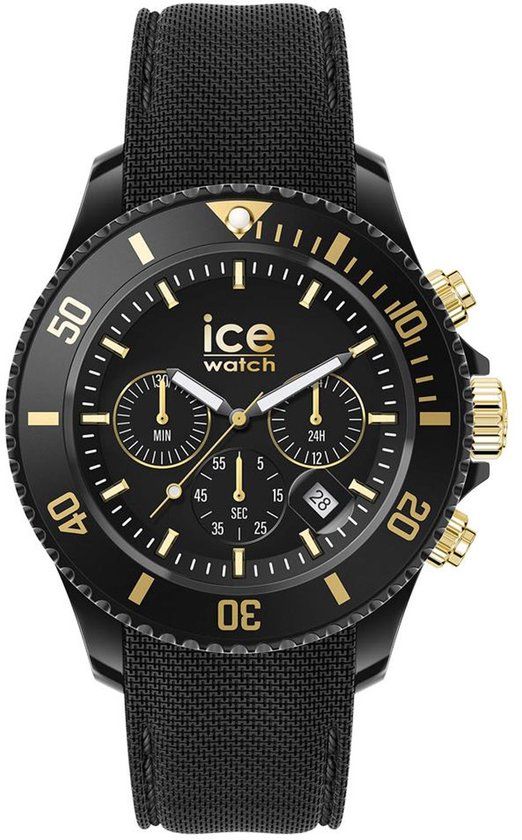 Ice Watch Ice Chrono - Black Gold 021602 Horloge - Zwart - Ø 40 mm