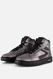 HIP Metallic Sneakers zilver Leer - Dames - Maat 37