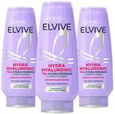 L'Oréal Paris L'Oréal Elvive Hydra Hyaluronic Conditioner - 3 x 200 ml - Voordeelverpakking