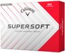 Callaway SuperSoft 2025 Golfballen - Rood - 12 Stuks