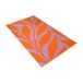 Vossen Serviette de plage ocean leaf orange 100x180