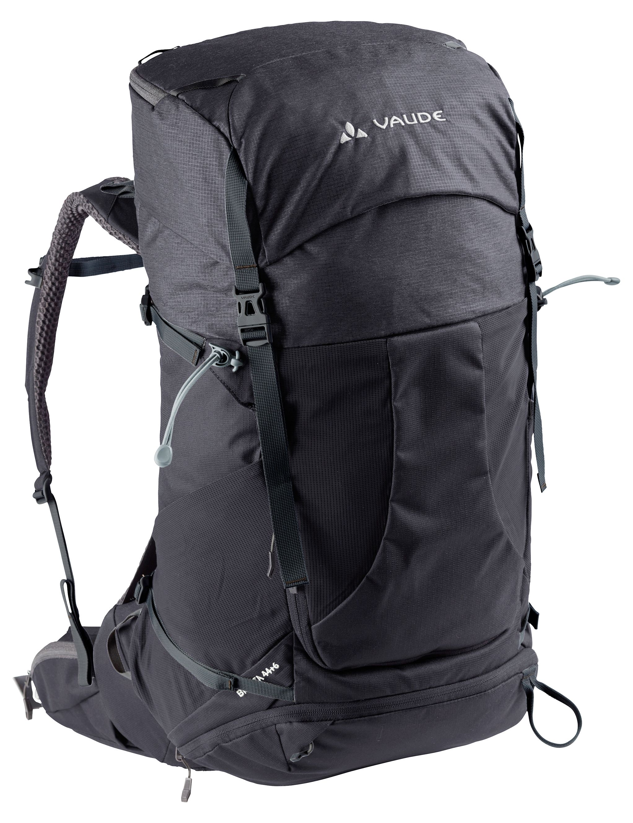 VAUDE Brenta 44+6 - Black - Unisex - Daypack - 44 l - Backpack with Raincover