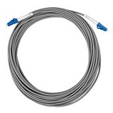Axing OAK 10-04 Optische kabel met stalen wapening, LWL patchkabel, SMF, glasvezelkabel, LC/UPC-stekker, 10 m