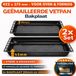 ICQN Ovenbakplaat Set van 2 - 422x370x30 mm en 422x370x45 mm - Geëmailleerd