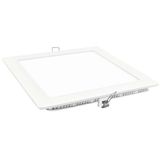 Alfa 42597 Lampe LED encastrée, carrée, blanc, 24 W, blanc neutre