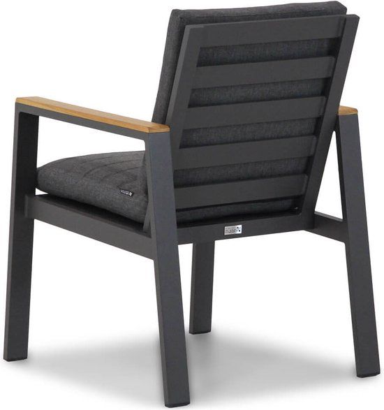 Lifestyle Marietta/Superior 8-persoons dining tuinset - Grijs-antraciet
