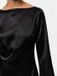 Pieces Pcevy Ls Short Dress Black