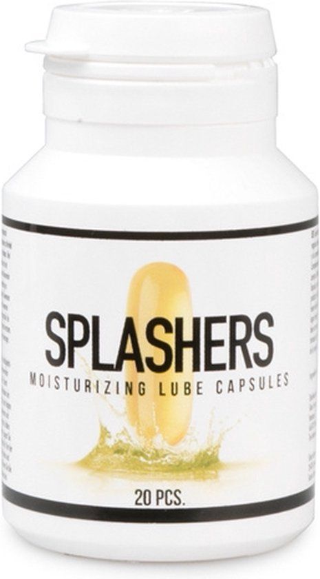 Splashers - Capsule Glijmiddel - 20 Stuks - Multi colour