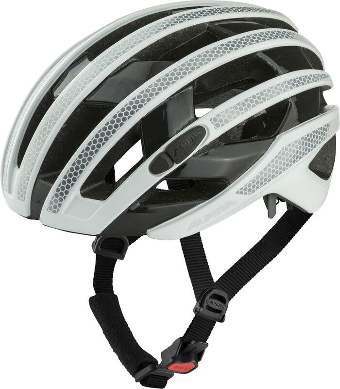Alpina Ravel Reflective Helmet - zwart/wit