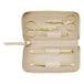 ZWILLING Set de manucure premium (5 pièces, étui en cuir véritable, set de voyage, avec coupe-ongles et coupe-cuticules), premium, édition gold