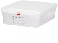 Hendi Gastronormbak GN 1/2 - Polypropyleen - Luchtdicht met Deksel - 32,5 x 26,5 x 10 cm - Transparant - 6,5 Liter