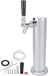 Merkloos Tour à bière en acier inoxydable, Distributeur de bière avec un robinet Équipement de brassage de bière, Accessoires de bière Convient pour la cuisine, le bar, l'hôtel