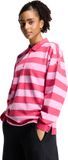 Adidas Sportswear Essentials Contemporary French Terry Polo Met Lange Mouwen - Dames - Roze