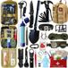 OEM Overlevingskit met EHBO-set, filters, schop, kompas, multitool, mes, aansteker en gereedschap