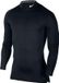 Nike Pro Cool Compression Longsleeve Mock - Sportshirt - Heren - Maat XL - Zwart