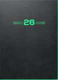 BRUNNEN Boekkalender Mod. 796 2026 "NEON" | A5, kunststof