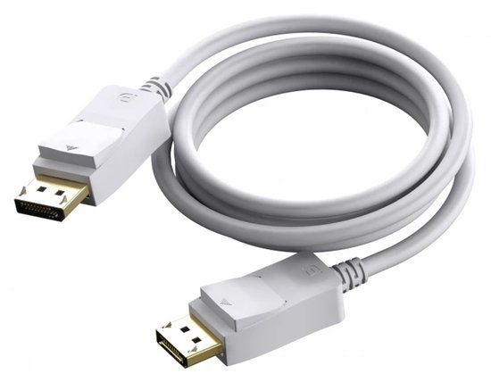 Vision DisplayPort kabel DisplayPort (M) naar DisplayPort (M) DisplayPort 1.4 2 m wit