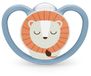 NUK fopspeen baby nachtlampje siliconen 18-36M Lion FireFly set
