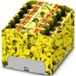 Phoenix Contact 3273832 Bloc de distribution Noir-Jaune 8 pc.
