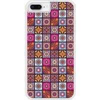 Apple iPhone 8 Patchwork mandala Verstevigd hoesje met sublimatie bedrukking