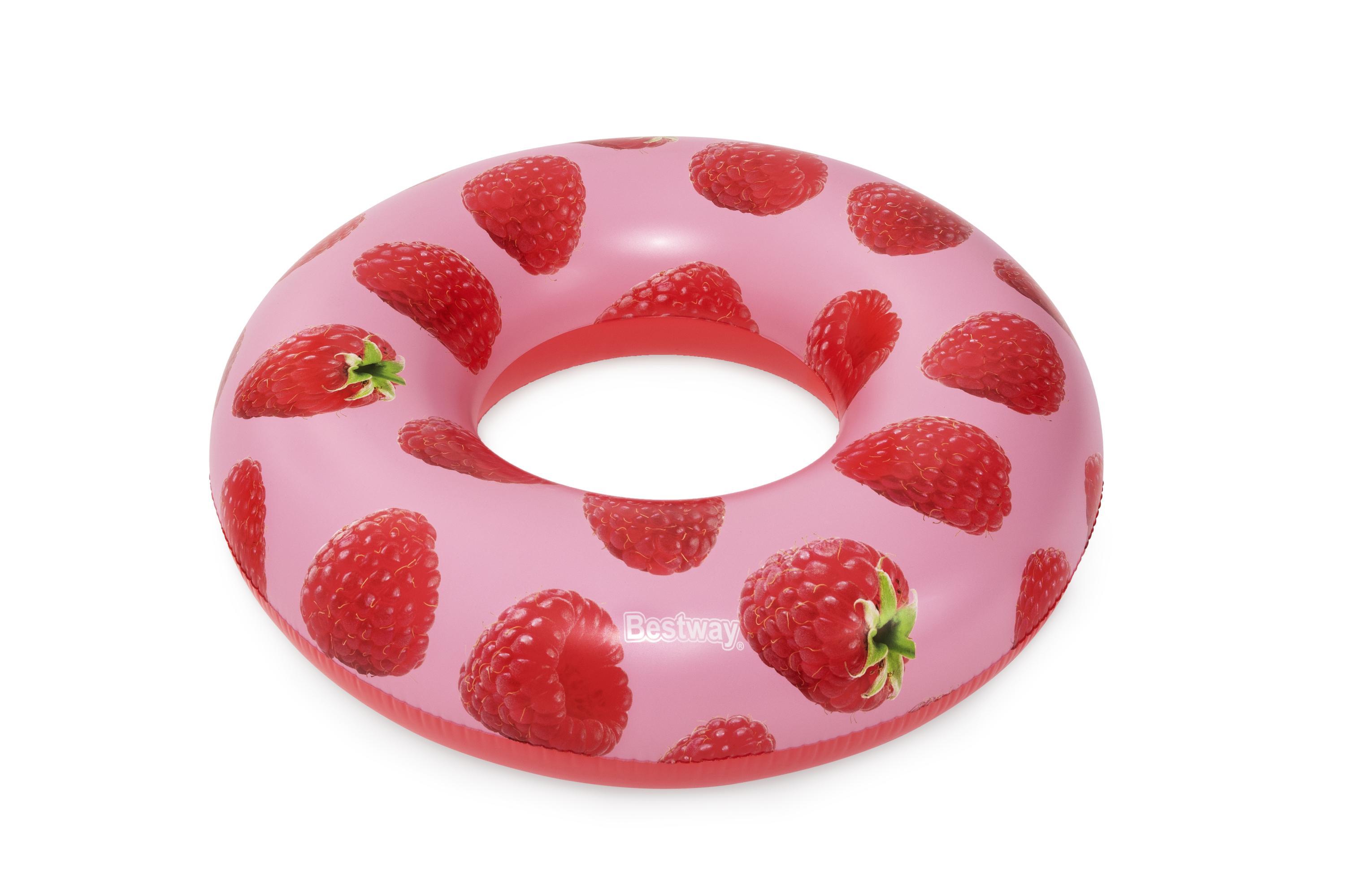 Bestway Φ47"/Φ1.19m Scentsational Raspberry Swim Ring