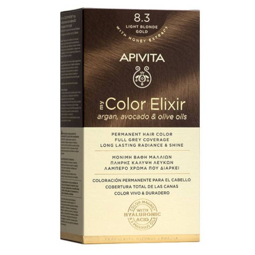 Apivita My Color Elixir 8.3 Light Blonde Gold