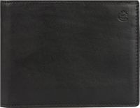Esquire Eco Portemonnee I Leer 12 cm - Mannen - Horizontaal - Zwart