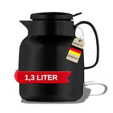 Helios Mondo Push Vacuüm Kruik Zwart 1.3 Liter